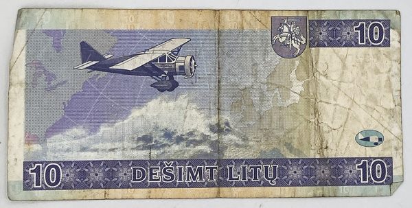 Lithuania 10 Litu 2001 PGB62 - Image 2