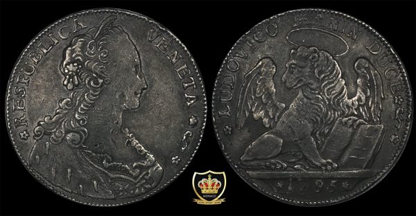 1795 Italy Thaler Venezia Ludovico Manin - Image 2
