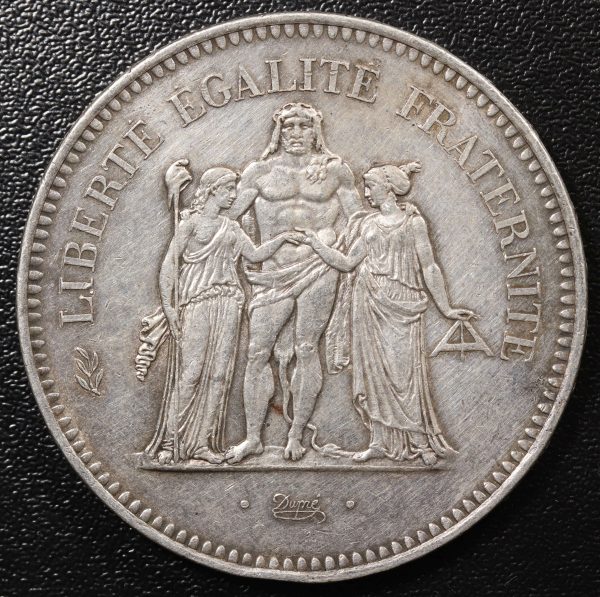 France 50 Francs Silver Coin GC750