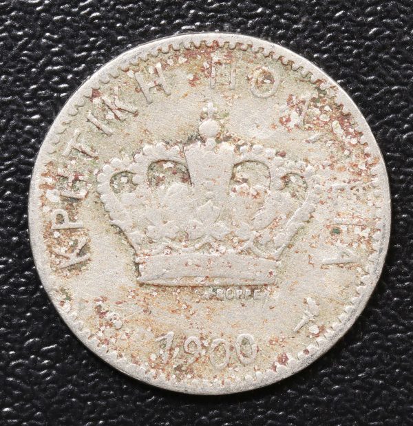 Greece 5 Lepta 1900 Κρητικη Πολιτεια GC772 - Image 2