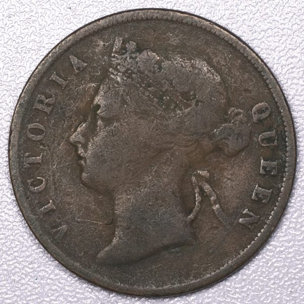 STRAITS SETTLEMENTS 1894 One Cent Queen Victoria  PGC419