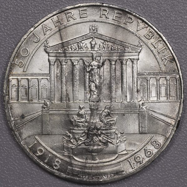 50 Schilling Republic Anniversary Silver PGC428 - Image 2