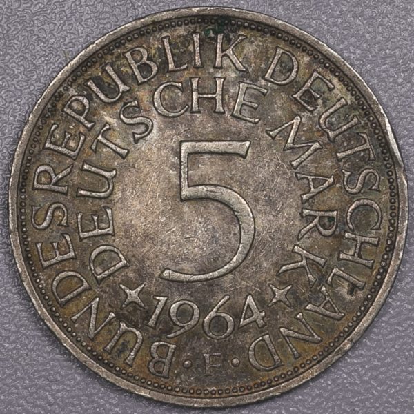 5 MARK 1964 F SILVER PGC431
