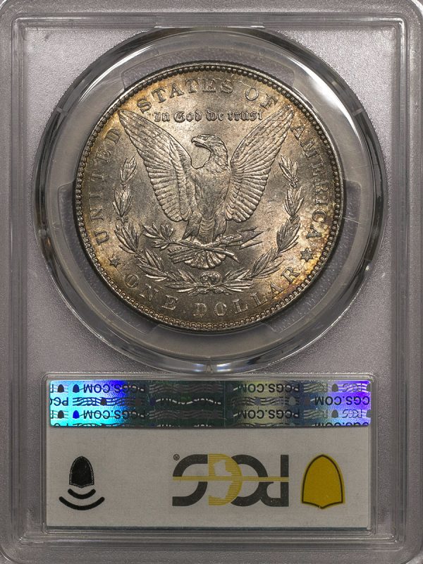 USA Morgan Dollar 1887 (PCGSMS63) Super Patina-Luster PGC435 - Image 2