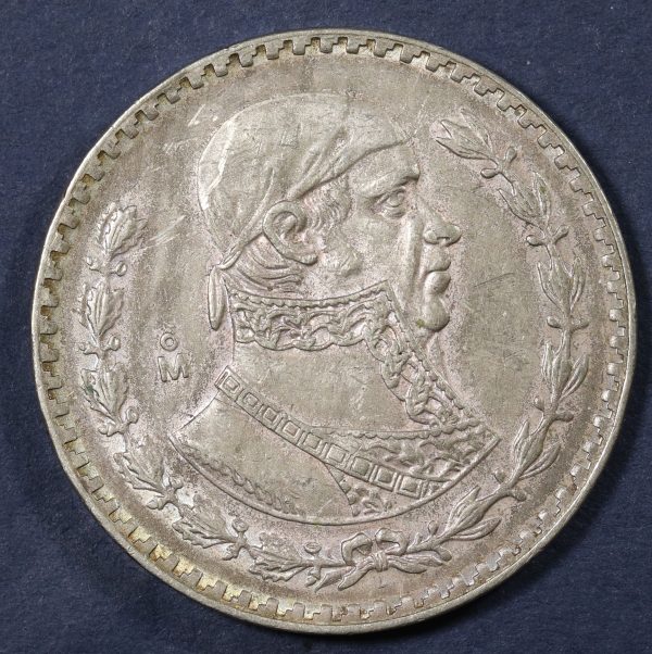 Mexico 1 Peso 1958 Silver Coin GC804