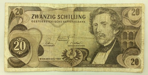 Austria 20 Schilling 1967 GB1029