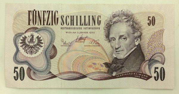 Austria 50 Schilling 1970 GB1030