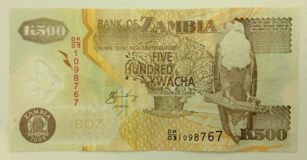 Zambia 500 Kwacha 2008 GB1041