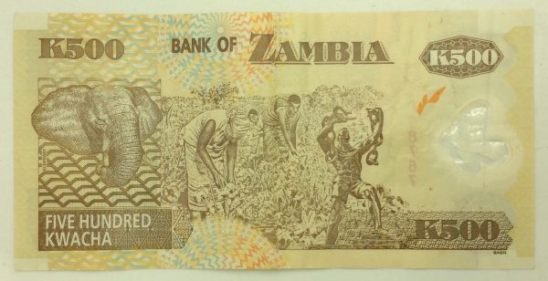 Zambia 500 Kwacha 2008 GB1041 - Image 2