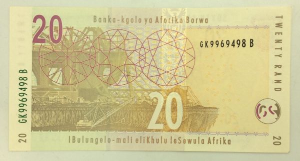 South Africa 20 Rand 1993 GK9969498B GB1043 - Image 2