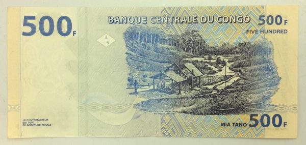 Congo 500 Francs 2002 PB3840318C GB1047 - Image 2