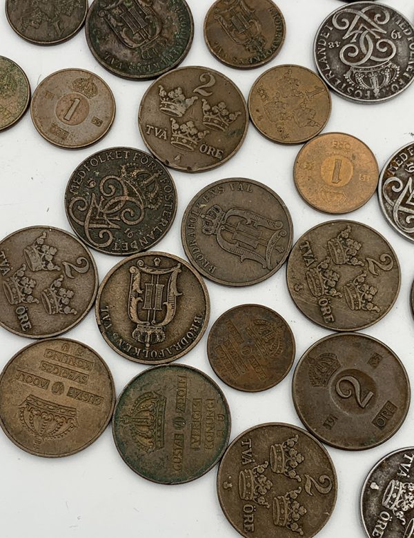 Sweden Lot 35 coins 1 Öre and 2 Öre (1888-1970)  PGC418 - Image 5
