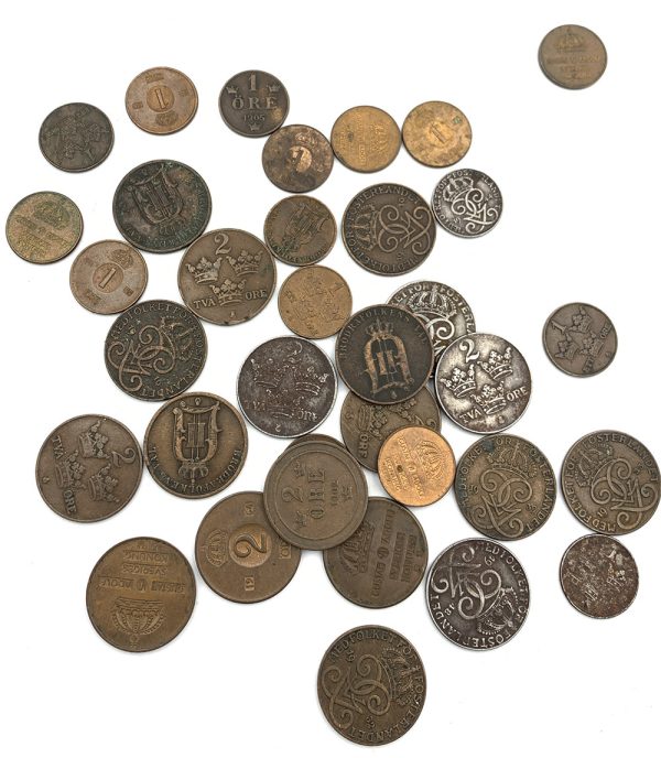 Sweden Lot 35 coins 1 Öre and 2 Öre (1888-1970)  PGC418 - Image 8