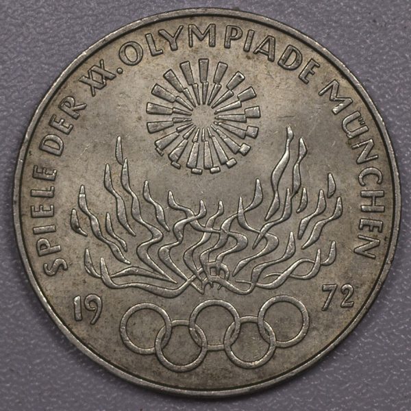 Germany Olympics Munich 10 mark 1972 Silver  PGC437