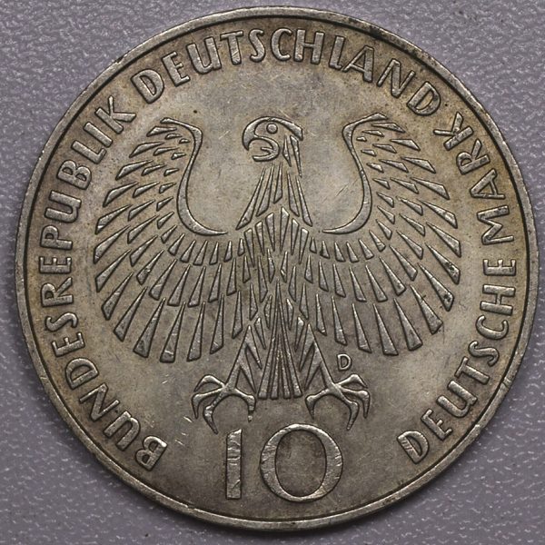 Germany Olympics Munich 10 mark 1972 Silver  PGC437 - Image 2