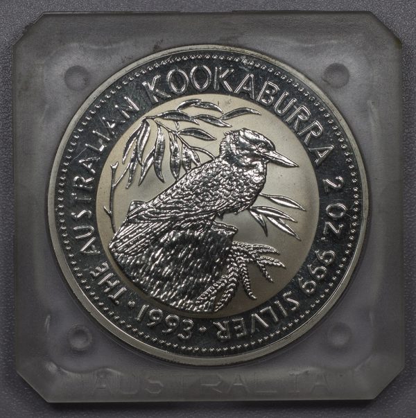 Australia Kookaburra 2 Dollars 1993, 2 oz Ασημένιο 999 PGC441