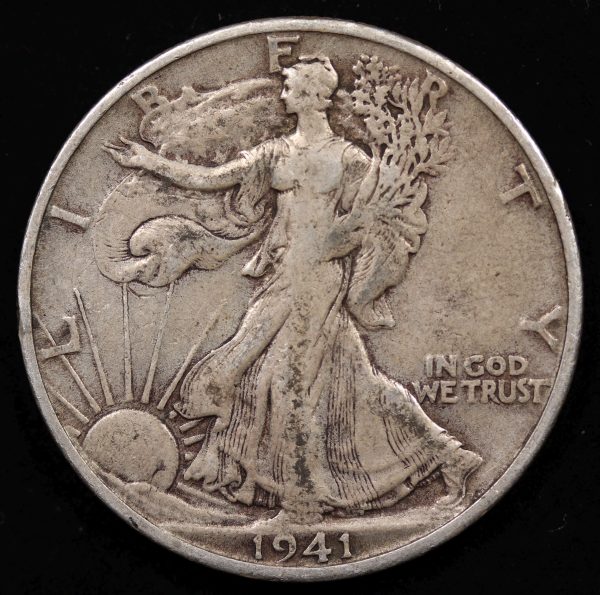 SILVER HALF DOLLAR 1941 LIBERTY GC898