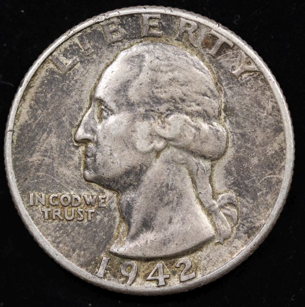 SILVER QUARTER 1942 GC899
