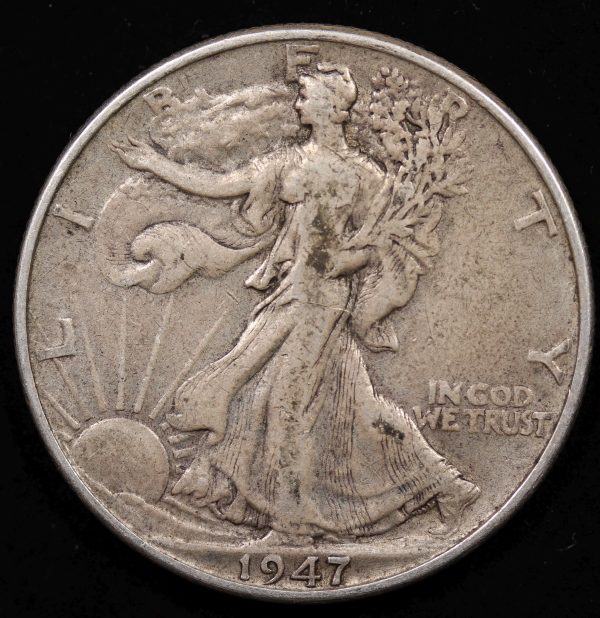 HALF DOLLAR 1947 SILVER GC912