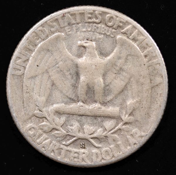 SILVER QUARTER 1954 GC906 - Image 2