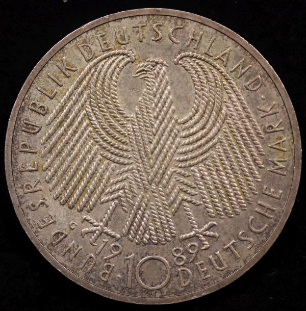 10 MARK 1989 GERMANY SILVER GC915