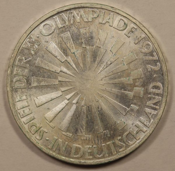 Germany 10 Mark 1972 Χαρτι Silver Coin GC887