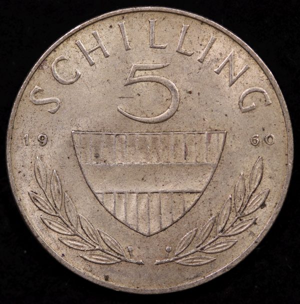 5 SCHILLINGS 1960 SILVER GC920