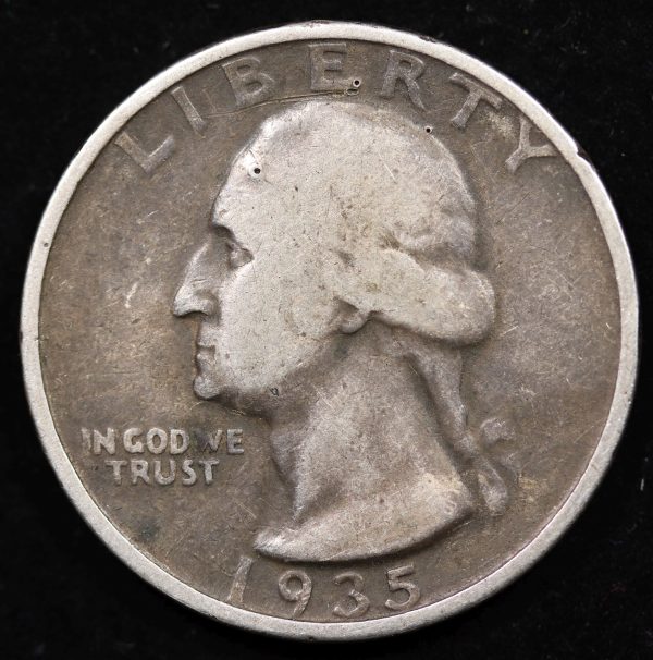 QUARTER 1935 SILVER GC924