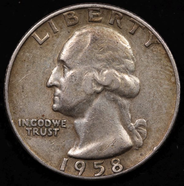 QUARTER 1958 SILVER GC927