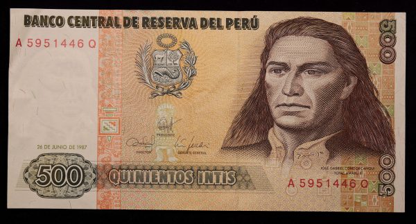 500 INTIS 1987 PERU No5951446 GB1088