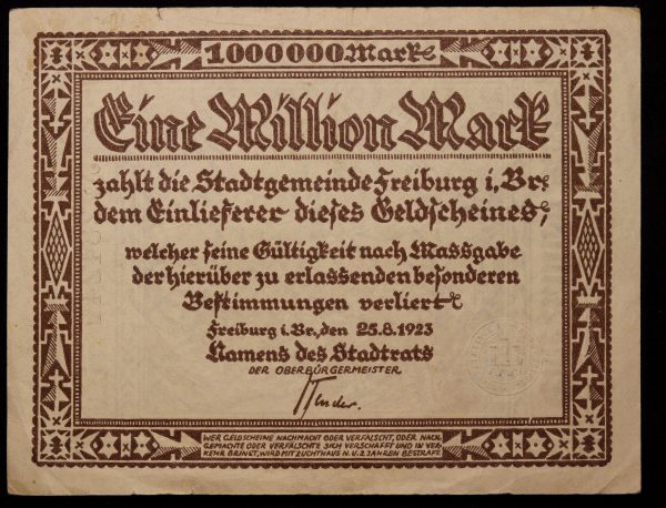 1.000.000 MARK 1923 No284240 GB1082 - Image 2