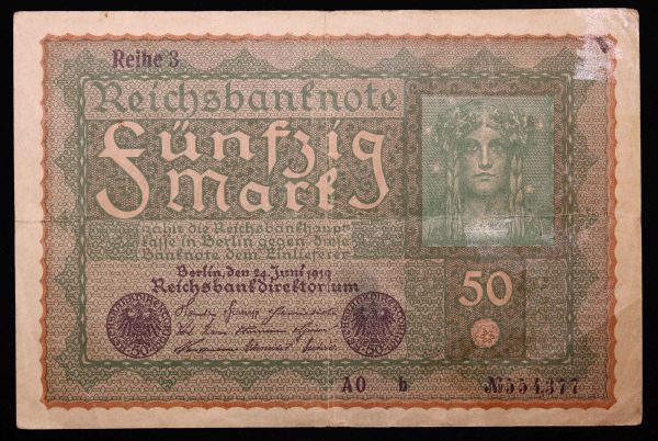 50 MARK 1919 No554377 GB1078
