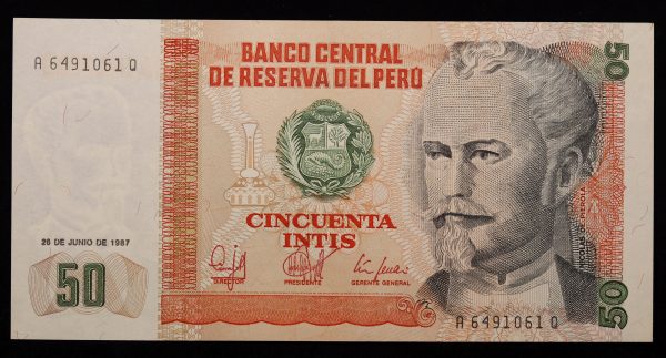 50 INTIS PERU 1987 No64910610 GB1074