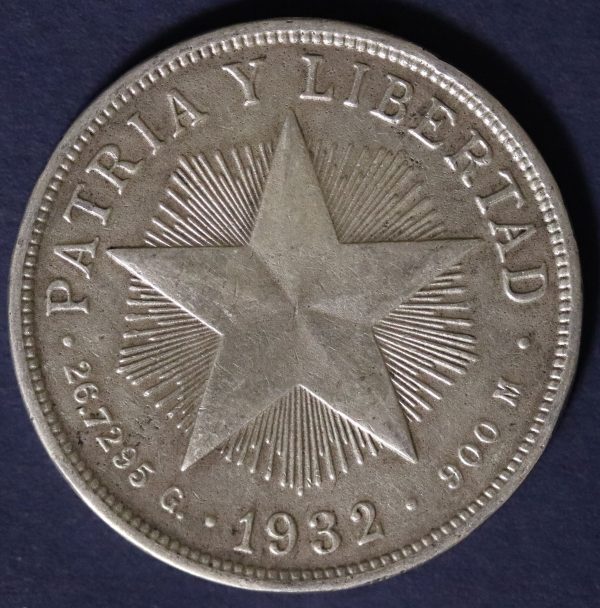 Cuba 5 Pesos 1932 GC832