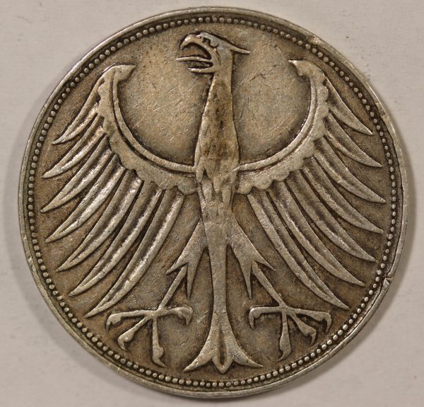 Germany 5 Mark 1951 Silver Coin GC839 - Image 2