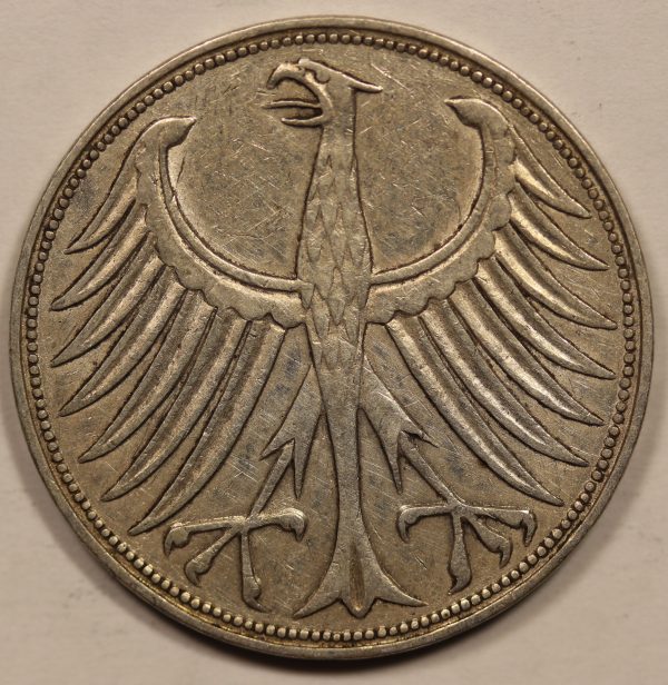 Germany 5 Mark 1951 Silver Coin GC868 - Image 2