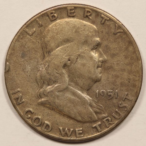 USA Half Dollar 1951 Silver Coin GC870