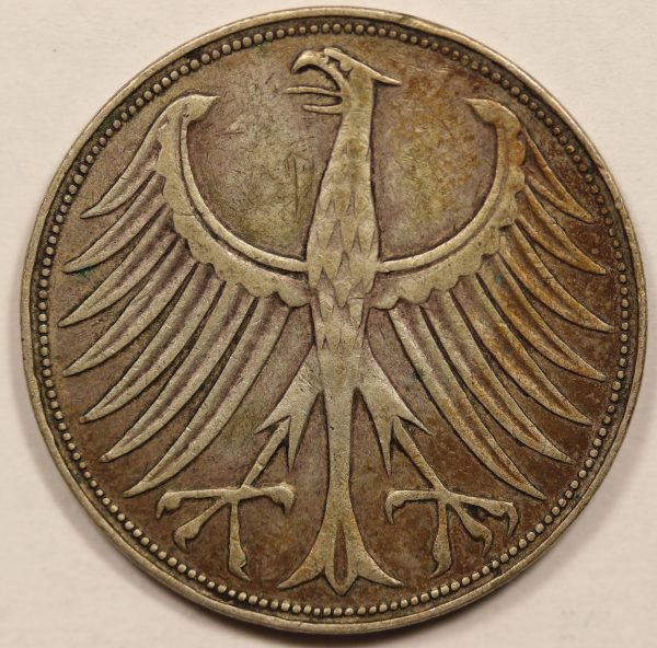 Germany 5 Mark 1951 Silver Coin GC875 - Image 2