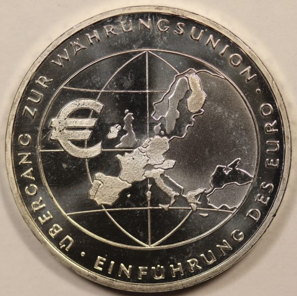Germany 10 Euro 2002 Silver Coin GC882