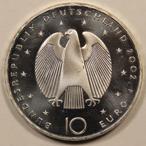 Germany 10 Euro 2002 Silver Coin GC882 - Image 2