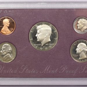 United States Mint Proof set 1988 s (Oxι ασημενιο)
