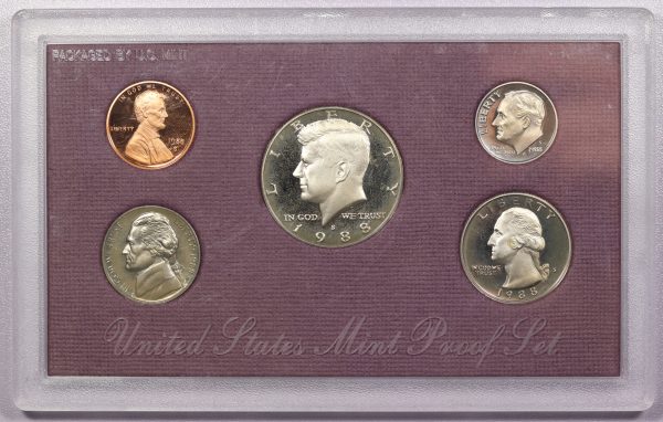 United States Mint Proof set 1988 s (Oxι ασημενιο)