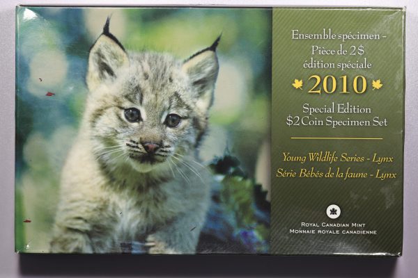 2010 Lynx Kittens Baby Animals Special Edition 7 Coins 2$ Specimen Sen - Image 5
