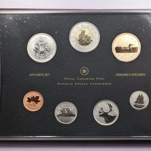 Alternative view of 2010 Lynx Kittens Baby Animals Special Edition 7 Coins 2$ Specimen Sen