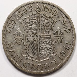 Alternative view of Half Crown 1941 GC953