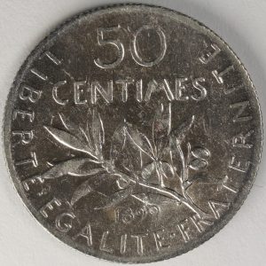 Alternative view of 50 Centimes 1899 GC971