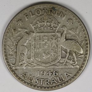 Alternative view of Florin 1946 Australia GC987