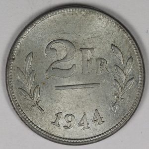 2 Francs Belgium GC989