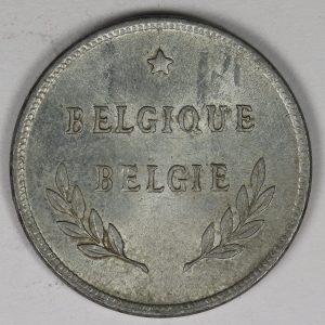 Alternative view of 2 Francs Belgium GC989