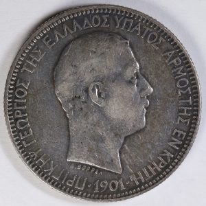 5 ΔΡΑΧΜΕΣ 1901 ΚΡΗΤΙΚΗ ΠΟΛΙΤΕΙΑ GC998